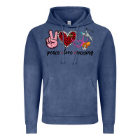 Vintage Denim peace love nursing Vintage Hoodie - Jasminsmagicworld
