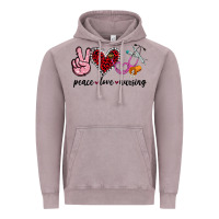 Vintage Zinc peace love nursing Vintage Hoodie - Jasminsmagicworld