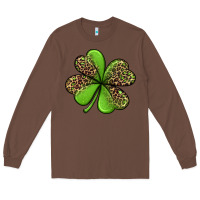 Chestnut leopard shamrock Long Sleeve Tee - Jasminsmagicworld