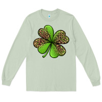 Matcha leopard shamrock Long Sleeve Tee - Jasminsmagicworld