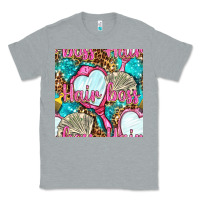 Heather Grey hair boss and hand mirror with money and leopard seamless pattern bbs Classic Tee - BundleAndBundleShop