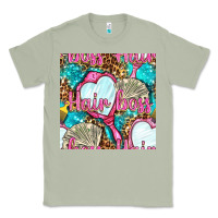 Matcha hair boss and hand mirror with money and leopard seamless pattern bbs Classic Tee - BundleAndBundleShop