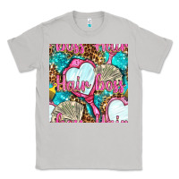 Moon Dust hair boss and hand mirror with money and leopard seamless pattern bbs Classic Tee - BundleAndBundleShop