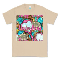 Mushroom hair boss and hand mirror with money and leopard seamless pattern bbs Classic Tee - BundleAndBundleShop