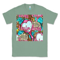 Sage hair boss and hand mirror with money and leopard seamless pattern bbs Classic Tee - BundleAndBundleShop