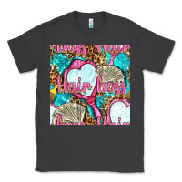 Smoke hair boss and hand mirror with money and leopard seamless pattern bbs Classic Tee - BundleAndBundleShop