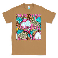 Toasted Coconut hair boss and hand mirror with money and leopard seamless pattern bbs Classic Tee - BundleAndBundleShop