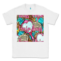 White hair boss and hand mirror with money and leopard seamless pattern bbs Classic Tee - BundleAndBundleShop