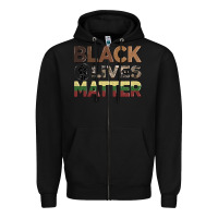 Black black lives matter juneteenth Zipper Hoodie - CowGirlArtShop