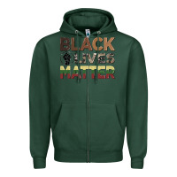 Sports Green black lives matter juneteenth Zipper Hoodie - CowGirlArtShop