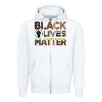 White black lives matter juneteenth Zipper Hoodie - CowGirlArtShop