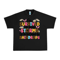 Black i've survived too many storms Urban Heavy Tee - JahusDesignShop