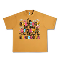 Peanut Butter i've survived too many storms Urban Heavy Tee - JahusDesignShop
