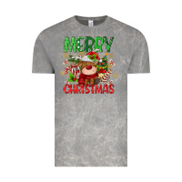 Cloud Rock merry christmas deer Vintage Tee - MaliasSmallBusiness
