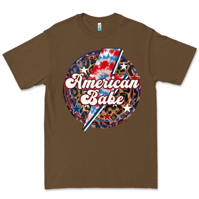 Western American Babe Patriotic Premium Tee by LillyAllenDesigns | Teevron