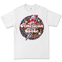 White Western American Babe Patriotic Premium Tee - LillyAllenDesigns