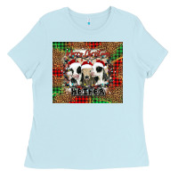 Merry Christmas Heifer Ladies Tee | Teevron
