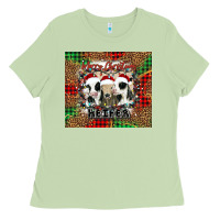 Matcha merry Christmas heifer Ladies Tee - Jasminsmagicworld