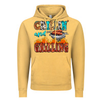 Vintage Mustard chillin and grilling Vintage Hoodie - MaliasSmallBusiness