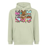 Matcha Western Easter peeps Heavyweight Hoodie - OliviaCreatesArt