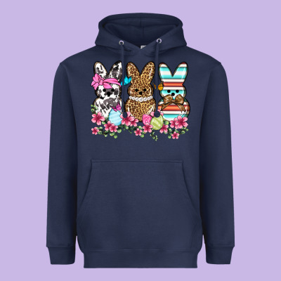 Western Easter Peeps Heavyweight Hoodie Designed By Oliviacreatesart