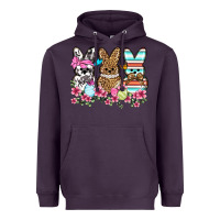 Plum Western Easter peeps Heavyweight Hoodie - OliviaCreatesArt