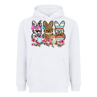 White Western Easter peeps Heavyweight Hoodie - OliviaCreatesArt