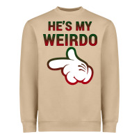 Mushroom He's My Weirdo Galaxy Heavyweight Sweatshirt - Bettercallsaul