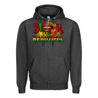 Charcoal Heather black and beautiful Zipper Hoodie - CowGirlArtShop