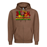 Chestnut black and beautiful Zipper Hoodie - CowGirlArtShop