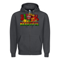 Smoke black and beautiful Zipper Hoodie - CowGirlArtShop