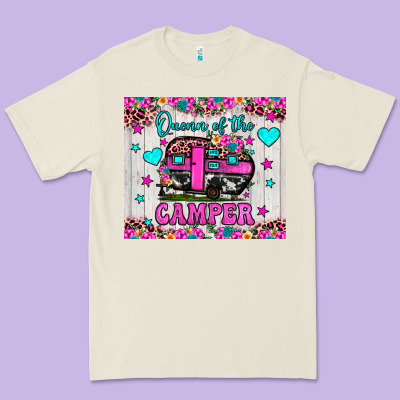 Queen Of The Camper Premium Tee Designed By Jahusdesignshop