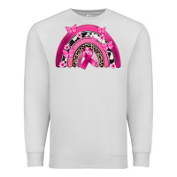 Dove Grey Breast Cancer rainbow Premium Sweatshirt - FaDigitalArtStudio