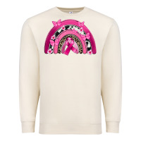 Sandshell Breast Cancer rainbow Premium Sweatshirt - FaDigitalArtStudio
