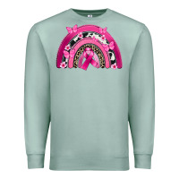 Seafoam Breast Cancer rainbow Premium Sweatshirt - FaDigitalArtStudio