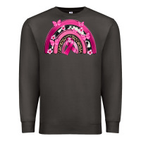 Smoke Breast Cancer rainbow Premium Sweatshirt - FaDigitalArtStudio