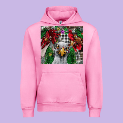 Chicken Urban Hoodie Designed By Cowhidedigitalart