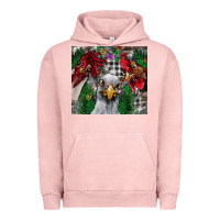 Pigment Salmon Chicken Urban Hoodie - CowhideDigitalArt