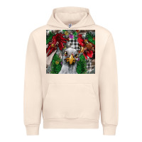 Sandshell Chicken Urban Hoodie - CowhideDigitalArt