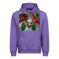 Tulip Chicken Urban Hoodie - CowhideDigitalArt
