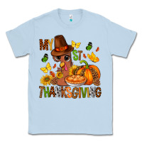 Dusty Blue my first thanksgiving bbs Classic Tee - BundleAndBundleShop