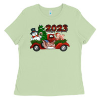 Matcha happy new year truck 2023 Ladies Tee - Jasminsmagicworld