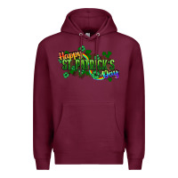 Burgundy Happy St. Patrick's Day Premium Hoodie - HowdyJamesFarm