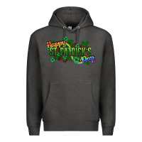 Charcoal Heather Happy St. Patrick's Day Premium Hoodie - HowdyJamesFarm