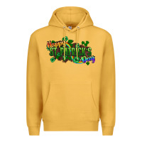 Mustard Happy St. Patrick's Day Premium Hoodie - HowdyJamesFarm