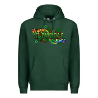 Sports Green Happy St. Patrick's Day Premium Hoodie - HowdyJamesFarm