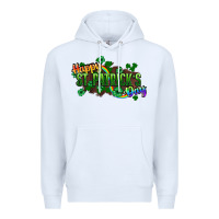 White Happy St. Patrick's Day Premium Hoodie - HowdyJamesFarm