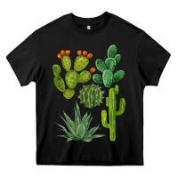 Black watercolor cactus bundle preview Heavy Core Tee - BarkalooDesign