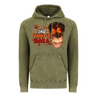 Vintage Olive one thankful mama Vintage Hoodie - MaliasSmallBusiness