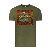 Vintage Olive cross tumbler Vintage Tee - JahusDesignShop